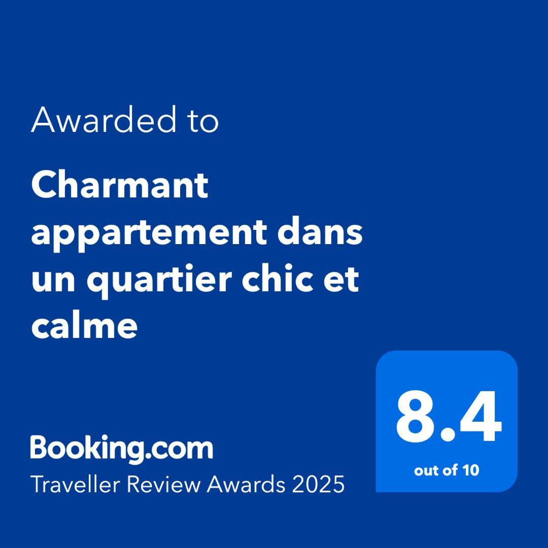 Charmant Appartement Dans Un Quartier Chic Et Calme Marrakesh Exteriör bild